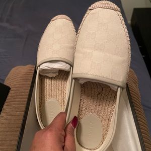 White Gucci Espadrilles size 38